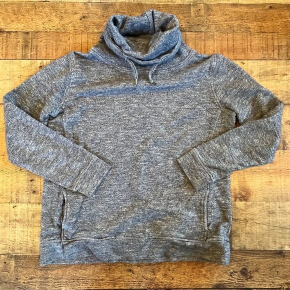 Marie Lund Copenhagen Pullover Cowl Neck Sweater Sweatshirt Blue Cotton - Picture 7 of 7